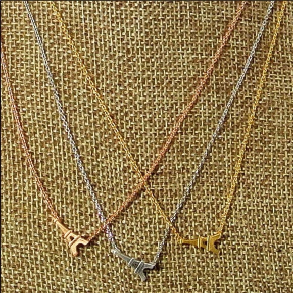 Must Have Jewelry - Dainty Metal Paris Eiffel Tower Charm Necklace